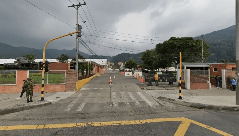 Coronel capturado en Cantón Norte de Bogotá