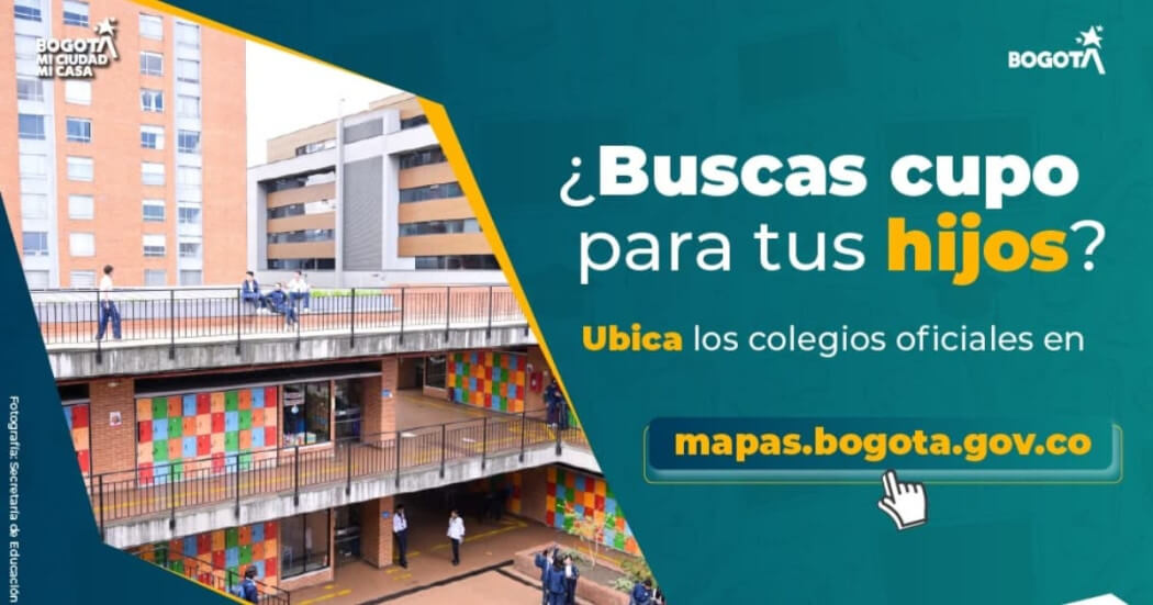 Colegios oficiales: mapa para ubicar cupos