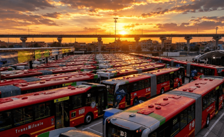 Estación Universidades de TransMilenio en Bogotá, lugar donde se registró una pelea entre pasajeros