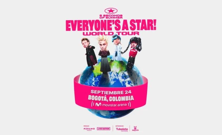 Concierto de 5 Seconds of Summer en Bogotá 2026