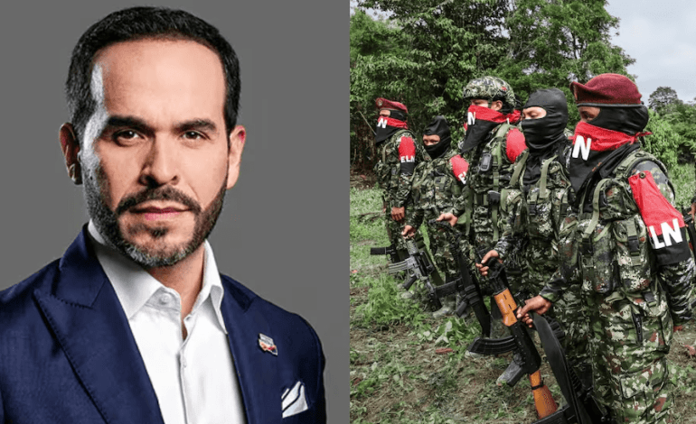 Presidente de la Republica ofreciendo declaraciones oficiales sobre seguridad nacional