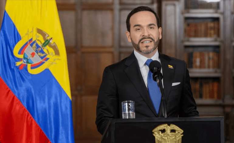 El jefe de Estado durante declaracion institucional sobre procesos judiciales y medidas de seguridad