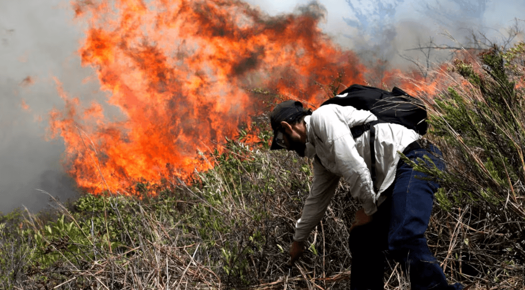 Emergencia por incendio forestal en Villa de Leyva: consumidas 290 hectáreas y crece tensión con hoteleros