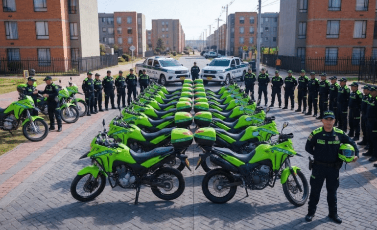 Seguridad en Bogotá se refuerza con 253 nuevos vehículos para la Policía y apertura del CAI Campo Verde