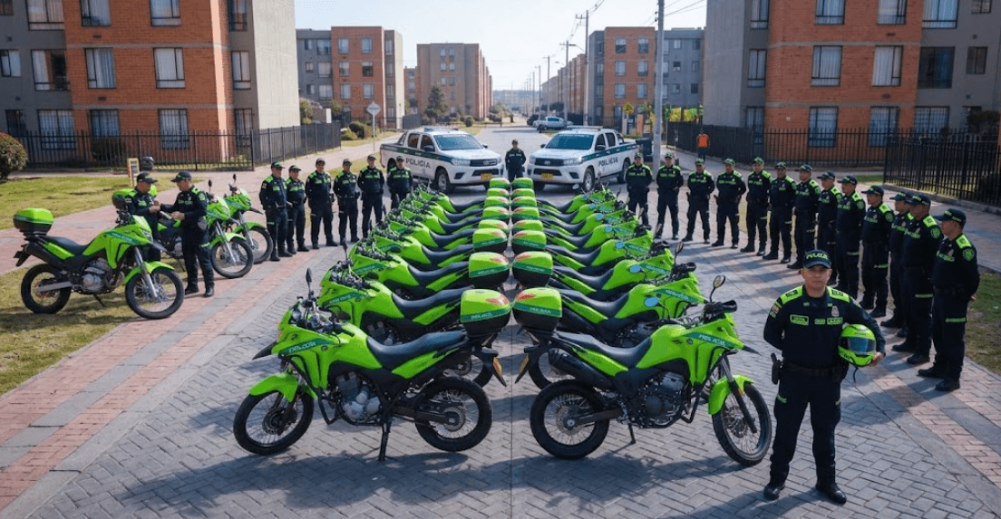 Seguridad en Bogotá se refuerza con 253 nuevos vehículos para la Policía y apertura del CAI Campo Verde