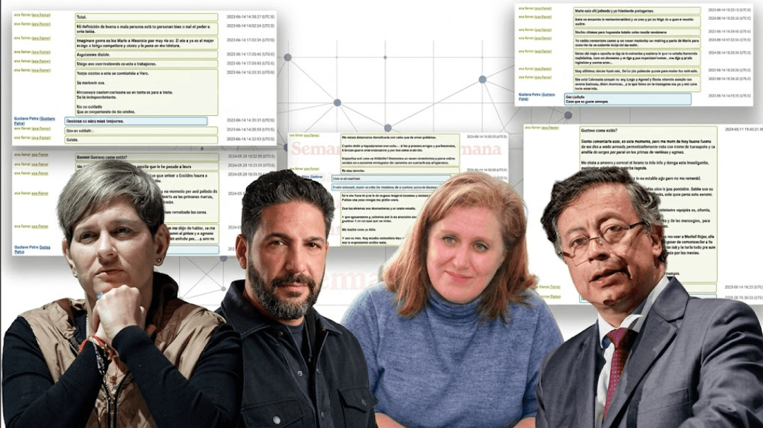 Peritaje forense de chats entre Eva Ferrer y Gustavo Petro expone denuncias de corrupción y presiones