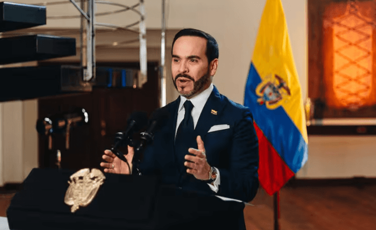 Presidente Abelardo de la Espriella en una alocución sobre seguridad territorial