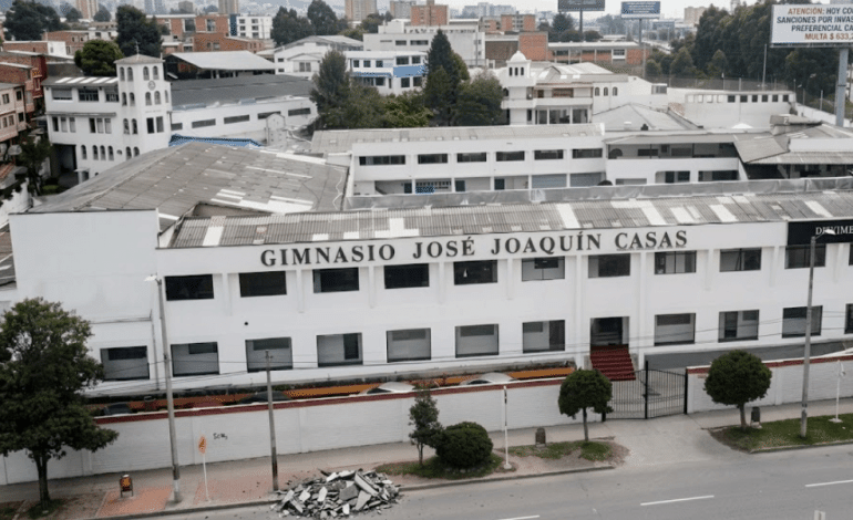 Instalaciones del historico Gimnasio Jose Joaquin Casas tras anuncio de cierre definitivo en Bogota